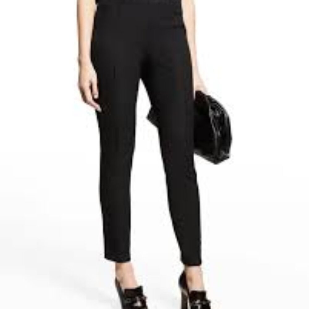 St. John Collection Straight Leg Solid Black Wome… - image 1